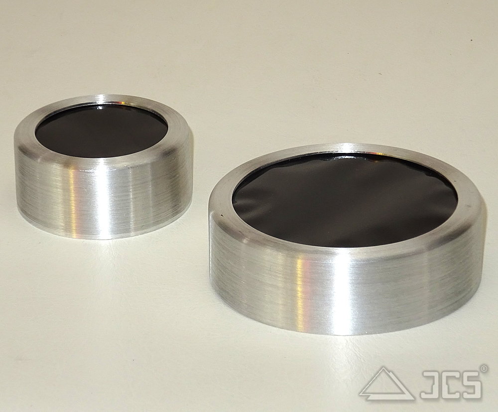 3,1'' ICS Sonnenfolie Fassung 3,5'' 89mm schwarze Polymer Sonnenfolie