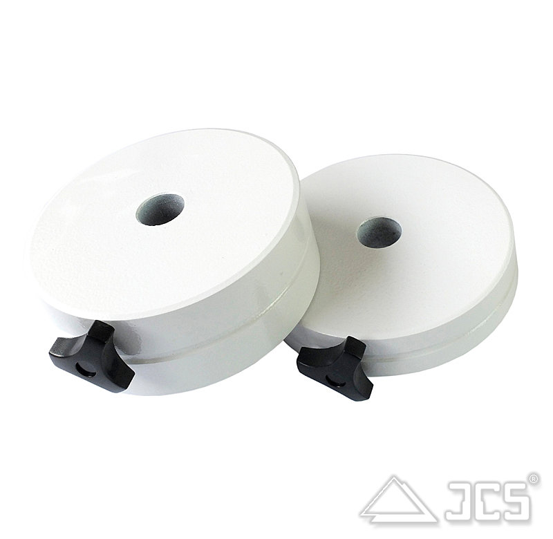 Gegengewicht 3,4kg und 1,9kg, weiß für Stangendurchmesser 20 mm