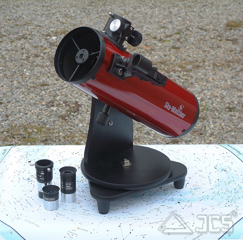 SkyWatcher Heritage 100-P Mini Dobson Plus mit zusätzlicher Okularausstattung