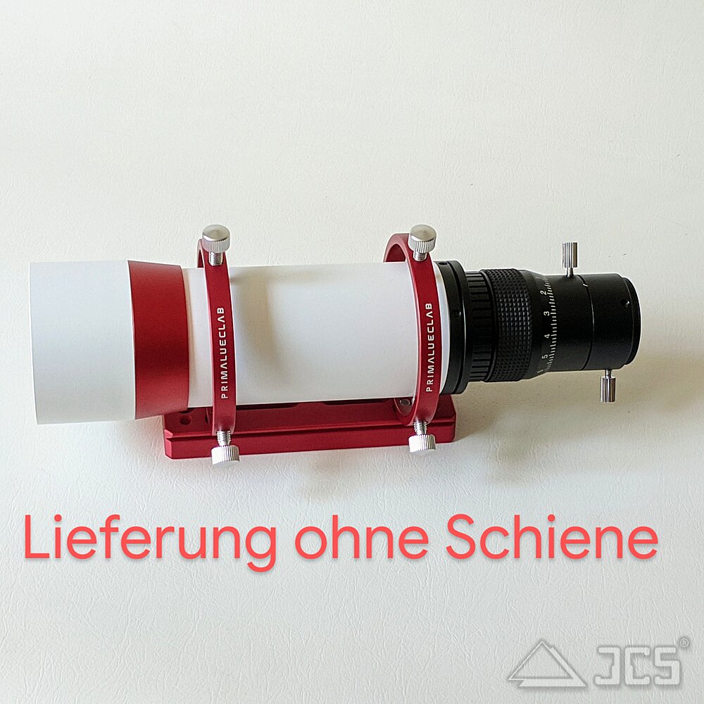 PrimaLuceLab 60mm Sucher / Leitrohr / Guidingscope CompactGuide scope mit 80mm Leitrohrschellen