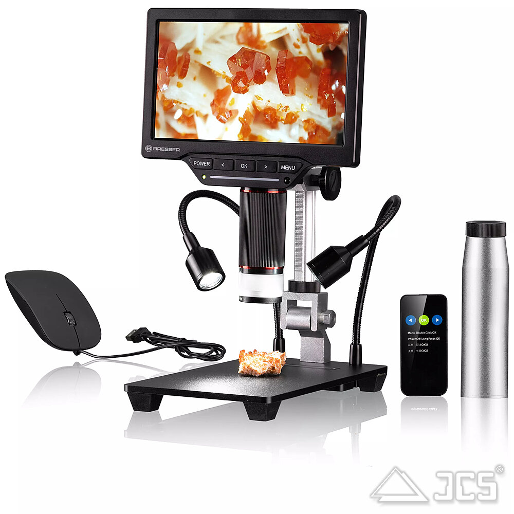 Bresser WLAN 1080P Digital-Mikroskop 2L mit LCD-Bildschirm