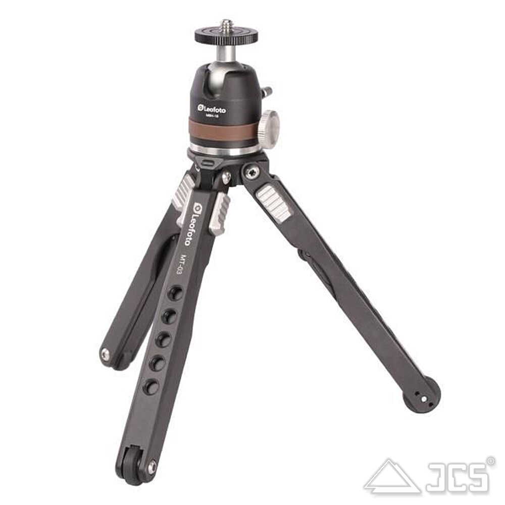 Leofoto Tischstativ MT-03 und Kugelkopf MBH-19 faltbar