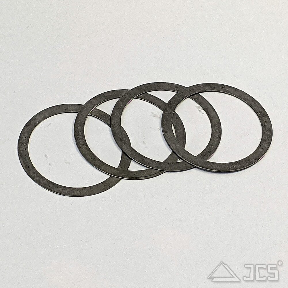 4er Set Distanzringe aus Stahl D52/42mm für T2