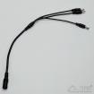 DC Y Adapter Adapterkabel 5,5-2,1mm 3fach Y-Verteiler