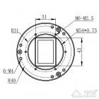 ZWO M54 Sensor Tilting Adapter