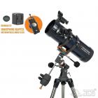 Celestron AstroMaster 114 EQ-MD + Smartphone-Adapter Newton 114/1000, f/9 mit Montierung CG-2