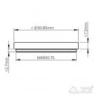 ZWO Halter für 2" Filter für ZWO Filterschubladen