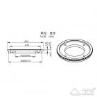 ZWO Adapter von 2" Filtergewinde auf 1,25 Filtergewinde für ZWO Filterschubladen und Filterräder