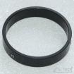 Stoppring für 2", Länge 11 mm, schwarz eloxiert mit 2 Madenschrauben