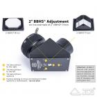Baader 2" BBHS® Zenitspiegel mit Justagefunktion und 2" ClickLock Klemme