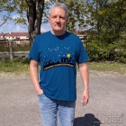 ITV T-Shirt, navy blue